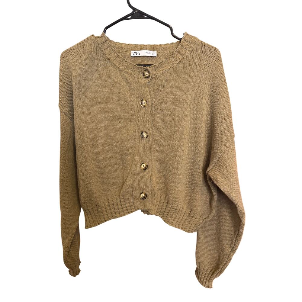zara button up cardigan sweater